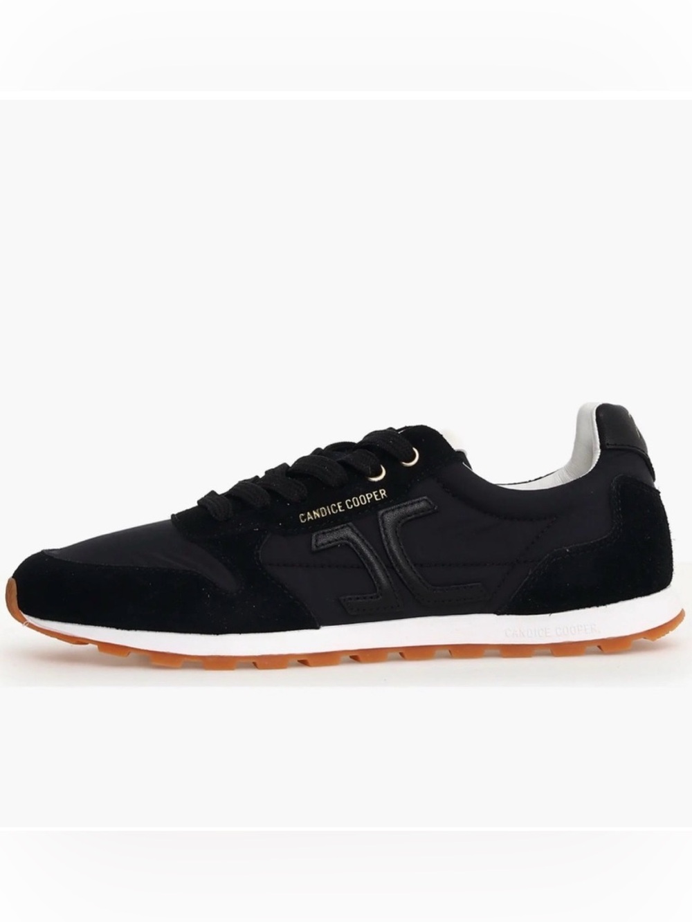 NWT Candice Cooper Plume 3 Sneaker in Black